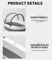 Basin Plegable Portátil Para Lavar Coche Hogar 16L Cesta De Almacenamiento Para Baño Caza Camping Lavado De Ropa - details 7
