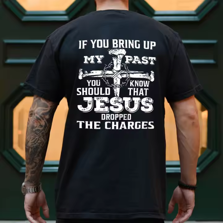 Camiseta Para Hombre Con Impresión De Jesús Cristo Estilo Gráfico Moda Oversize Y2k Protección Solar Transpirable Ligera Camiseta Cristiana Para Regalo - 1