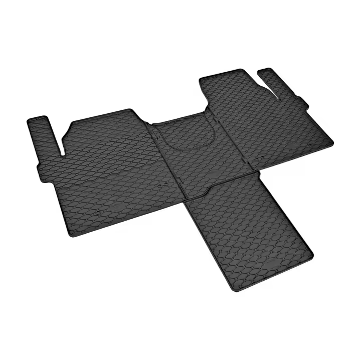 Alfombras Alfombrillas de goma a medida para FORD Tourneo Custom de 2 plazas delanteras a partir de 2024 - 1
