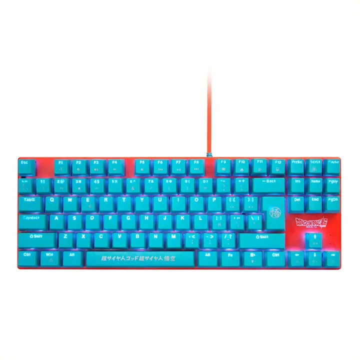 TECLADO DRAGON BALL SUPER GOKU Fr-Tec PC - MAC - FR-TEC - Teclado con Cable - Blade - Dragon Ball - Teclado Goku - Teclado Gaming - 1