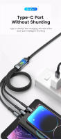 Cable De Carga Rápida 100W 3 En 1 Para iPhone Xiaomi Huawei Con Conector USB a Tipo C Y Micro USB Accesorio De Cargador Multifuncional - details 8