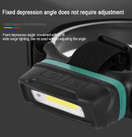 Linterna Frontal LED Portátil Mini Con Sensor T77/T78 COB Pilas Integradas Impermeable Torcha Frontal Para Trabajo Y Emergencias - details 4