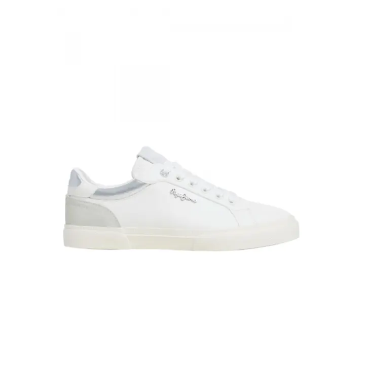 Zapatillas Pepe Jeans Kenton Court Silver Mujer Blanco - 1