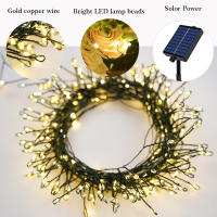Luz De Cadena Solar Para Navidad Y Bodas 1000LEDs Decoración Exterior Y Interior IP44 Impermeable Cadena De Luces Festivas - details 0
