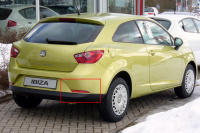 Reflector De Parachoques Trasero Derecho Para SEAT Ibiza 6J MK V 08-12 Lente Roja 6J4945106 Pieza De Repuesto Original - details 5