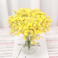6PCS Flores Artificiales De Esterilla Para Bebé Gypsophila Decoración De Mesa Para Hogar Y Fiesta Boda Navidad Plástico Sin Químicos - details 6