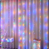 Luz De Encaje LED USB Para Dormitorio Decoración De Navidad Y Boda 3x3/3*2/3*1 Jardín De Hadas Instalación Self-Contained Fuente De Alimentación DC - details 10