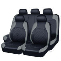 Funda De Asiento De Coche Universal De Cuero PU Todas Las Estaciones Impermeable Protector De Asiento Para Sedan SUV Camión Pick-up - details 6
