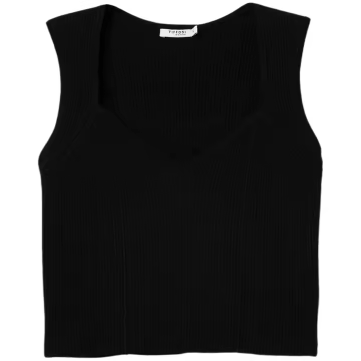 Top Tiffosi  para mujer en color negro - 1