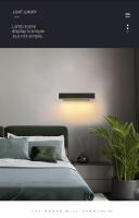 Lámpara De Pared LED Giratoria Creativa Para Dormitorio Y Sala De Estar Iluminación Nocturna Personalizada Simple Para Lectura Y Decoración De Hoteles - details 4