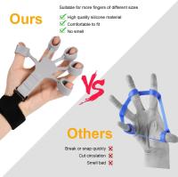 Fortalecimiento de Dedós de 3 piezas, ajustable, para entrenamiento de fuerza, de 6,6 to 21 Libras, entrenador de agarre, entrenador de agarre para entrenamiento de resistencia - details 3