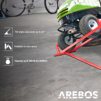 Arebos Elevador de Tractor Dispositivo de elevación - 450 kg - Rojo - Ángulo de inclinación 45° - details 4