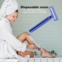 Cepillos De Afeitar Desechables Para Hombres Y Mujeres 300-10PCS Trimmer De Cuerpo Con Hoja De Acero Inoxidable 2 Capas Para Rostro Axilas Y Bikini Aparatos De Hotel - details 0
