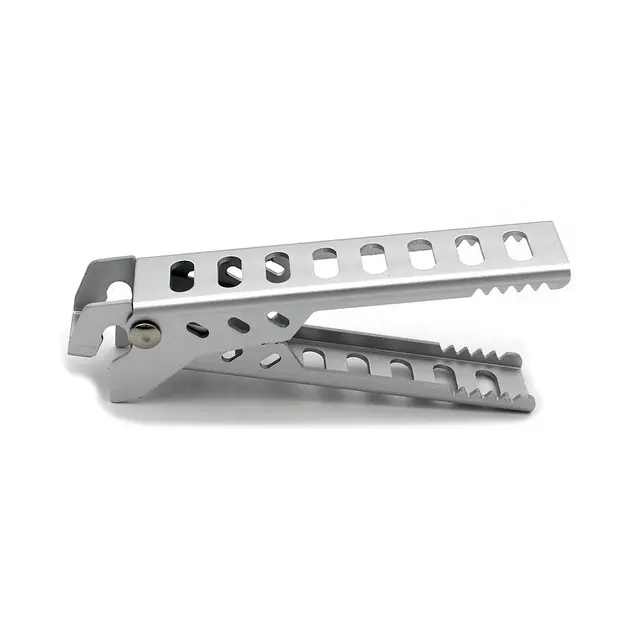 Porta Sartén Y Olla De Aleación De Aluminio Anti-calor Clip Bolívar Porta Mano Para Camping Accesorios De Cocina Plegable - 1