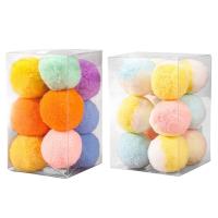 Juguetes Interactivos Para Gatos Y Perros Bolas De Terciopelo Coloridas Juguete Suave Para Juegos Divertidos Y Adorables - details 3