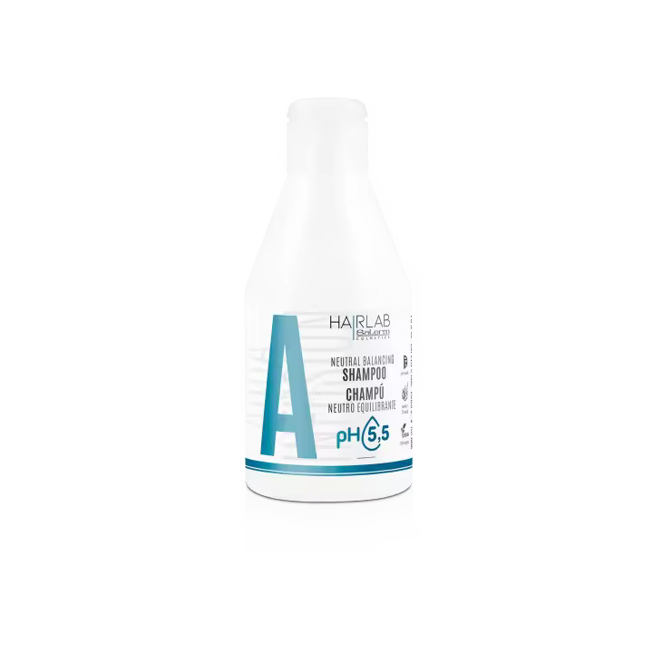 Salerm Champú Neutro Equilibrante 300 Ml. | Champú neutro dermoprotector con vitaminas del grupo B y C propias del té verde y la avena, que ayudan a hidratar y cuidar el cuero cabelludo y cabello. - 1