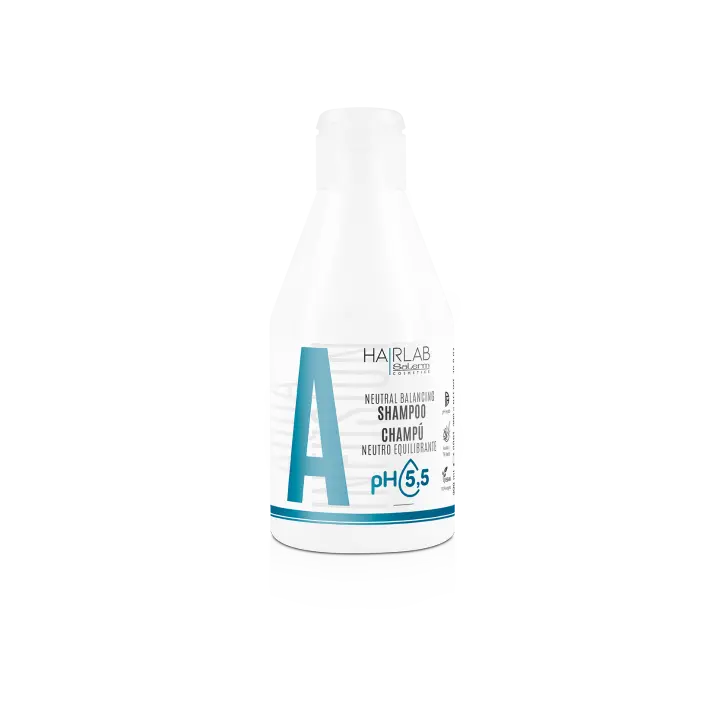 Salerm Champú Neutro Equilibrante 300 Ml. | Champú neutro dermoprotector con vitaminas del grupo B y C propias del té verde y la avena, que ayudan a hidratar y cuidar el cuero cabelludo y cabello. - 1