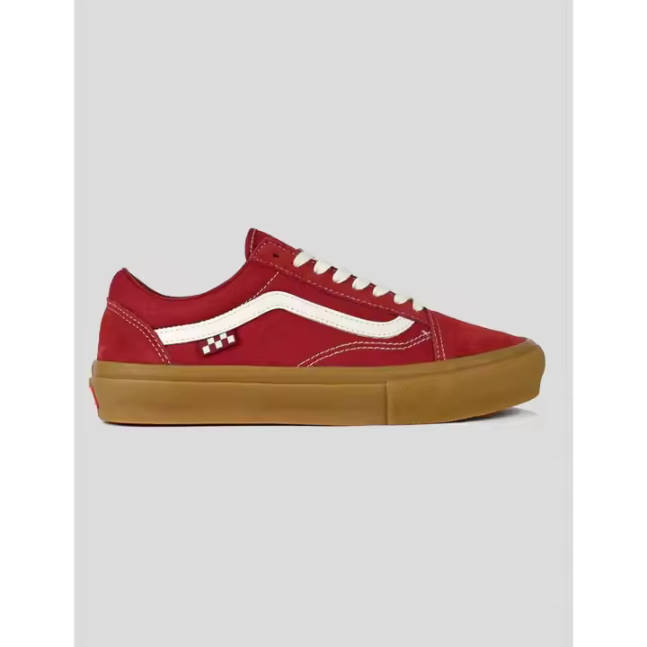 ZAPATILLAS VANS  SKATE OLD SKOOL  RED-GUM - 1