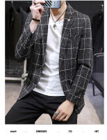 Traje Slim Casual Para Hombre Con Padría Nueva Comodidad Adecuado Para Bodas Y Ocasiones Formales Estilo Inteligente Casual Tendencia Moda Cuatro Estaciones - details 18