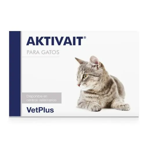VETPLUS Aktivait gatos 60 capsulas - 1