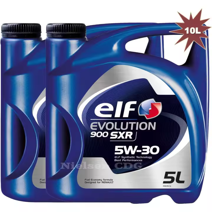 Lubricante Elf Evolution 900 SXR 5W30 10 Litros - Protección óptima Contra el Desgaste - 1