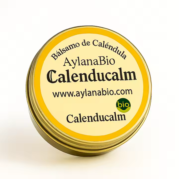 Aylanabio - Calenducalm Bálsamo Natural de Caléndula Eco | Calmante y Antiinflamatorio | Artesanal Certificado BioVidaSana | Cuidado Orgánico para Piel Sensible - 1