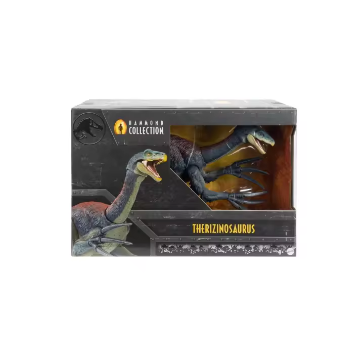 Jurassic World  Therizinosaurus dinosaurio de 43 cm de largo con garras largas edición coleccionista Mattel HXP73 - 1