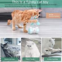 Gato eléctrico juguetes Amazon Venta caliente control remoto inteligente equilibrio coche pluma gato juguetes inteligentes alta interacción - details 3
