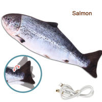 Juguete De Peluche Suave Para Perros Y Gatos Pez Simulación Recargable Por USB Juguete Interactivo Para Masticar Y Entrenamiento - details 6
