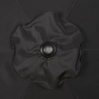 Outsunny Parasol Ø 196 cm, giratory Sombrilla with función plegable, Sombrilla hexagonal para Balcón Sombrilla de Playa prueba de Viento estable Sombrilla de Mercado Sombrilla with Mango basculante Sombrilla de Playa Balcón Jardín Sombrilla de Protección - details 1