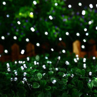 Luces Solares Para Navidad Cadena De Luces Exteriores Impermeables Con Cable Verde De 8 Modos Decoración De Árbol Y Jardín - details 16