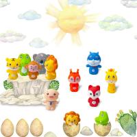 10PCS Teatrillos De Goma Suave Para Niños Juguetes Educativos De Peluche Animal Para Juegos De Rol Y Cuentos Regalo Para Niñas - details 6