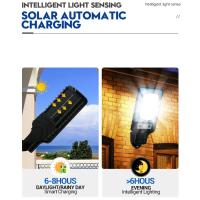 Lámpara Solar Exterior IP65 Con Sensor COB 108 LED Para Jardín Patio Camino 3 Modos De Iluminación Control Remoto Resistente Al Agua - details 0