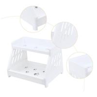 Estante De Almacenamiento Multicapa Para Escritorio Minimalista Organizador De Cosméticos Y Suministros Ecológico De Plástico Para Dormitorio Y Oficina - details 5