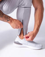 Pantalones De Entrenamiento Para Hombre GYM Track Joggers Transpirables Fitness Running Deportivos Con Cierre De Cremallera - details 6