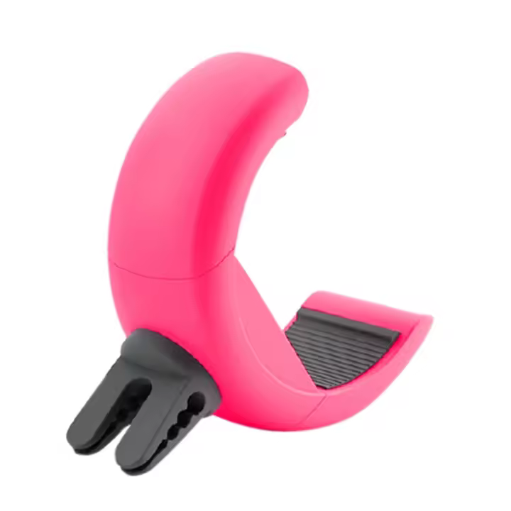 muvit soporte coche universal salida de aire rotativo 360. Hasta 5,7" rosa - 1