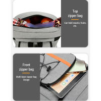Mochila Frigorífica Aislada TOMSHOO Para Camping Y Picnics Con Aluminio Y Tela Oxford Resistente a Fugas Y Termoestable - details 2