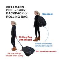 STD SKATES - MOCHILA PORTA PATINES CON TROLLEY  -  SKATES BACKPACK WITH TROLLEY - STD SKATES - details 0