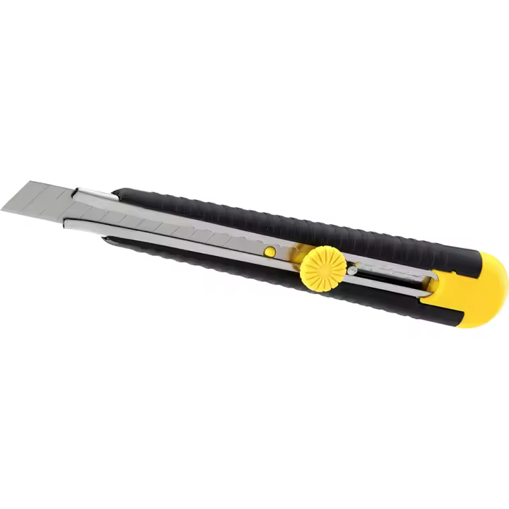 Stanley Cúter MPO con Bloqueo de Rueda - Acero Inoxidable y Polipropileno - Seguridad y Durabilidad - 1