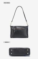 Bolso De Hombro Para Mujer Zency De Cuero Genuino Con Patrón De Flor De Piedra Y Piel De Cocodrilo Vintage Gran Capacidad Bandolera - details 11