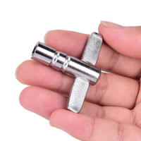 Llave De Ajuste De Cuero De Batería De Metal Silvery 3 Piezas 1/5" Herramienta De Llave De Agujero Diametro 5x5mm Para Batería De Snare - details 2