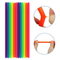 6 Pcs Juguete De Alivio De Estrés Elástico De Goma Suave DIY Noodle Cuerda De Muelle Para Niños Juguete De Deporte Tema - details 5