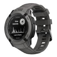 Correa De Reloj Táctico De Silicona 26mm Para Garmin Instinct 2X Solar Sin Gaps Accesorios De Reemplazo Para Muñeca - details 29