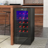 Compresor para 18 botellas, Vera para Bebidas de 50 litros with Puerta de Cristal, 5-18 °, Vera para botellas with Puerta tacthil - details 3