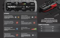NOCO Boost X GBX155: Arrancador de Batería de Litio de 4250A UltraSafe – Antichispas y Protección contra Polaridad Inversa – Power Bank USB y Linterna  LED – para Motores de Gasolina 10L y Diésel 8L - details 2