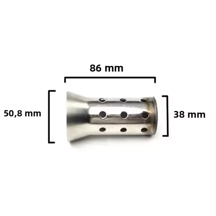 Silenciador De Motocicleta Ajustable 51mm 60mm Eliminador De Ruido Y Sonido DB Killer Inlet Para Sistemas De Escape - 1