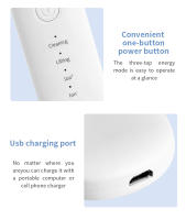 KOCOZA Scraper De Piel Facial Espátula Para Limpiar Poros Y Eliminar Quemaduras De Acné Herramientas De Limpieza Profunda Del Rostro Con 4 Modos Blanco - details 10