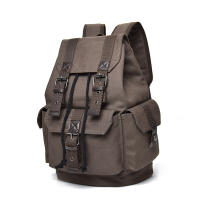 Mochila DIDABEAR De Lona Para Hombres Gran Capacidad Mochila Casual Para Escuela Viaje Con Manijas Suaves Y Cierre De Cadena - details 10