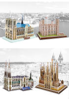 Modelo De Puzzle 3D DIY De Papel De Attraction Mundial Juguete Educativo Para Niños Desarrollo Inteligente Construcción Unisex - details 11