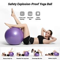 Bola De Yoga Y Pilates Grande Y Suave De 45CM-95CM Para Ejercicio Y Fitness En El Gimnasio Y Casa Resistentes a Explosiones Material PVC - details 0